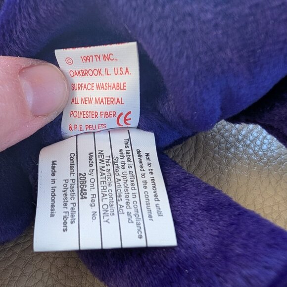 1997 Princess  bear, beanie baby, RARE - Picture 3 of 6